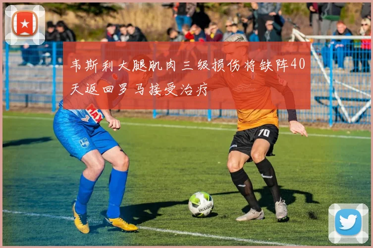 韦斯利大腿肌肉三级损伤将缺阵40天返回罗马接受治疗